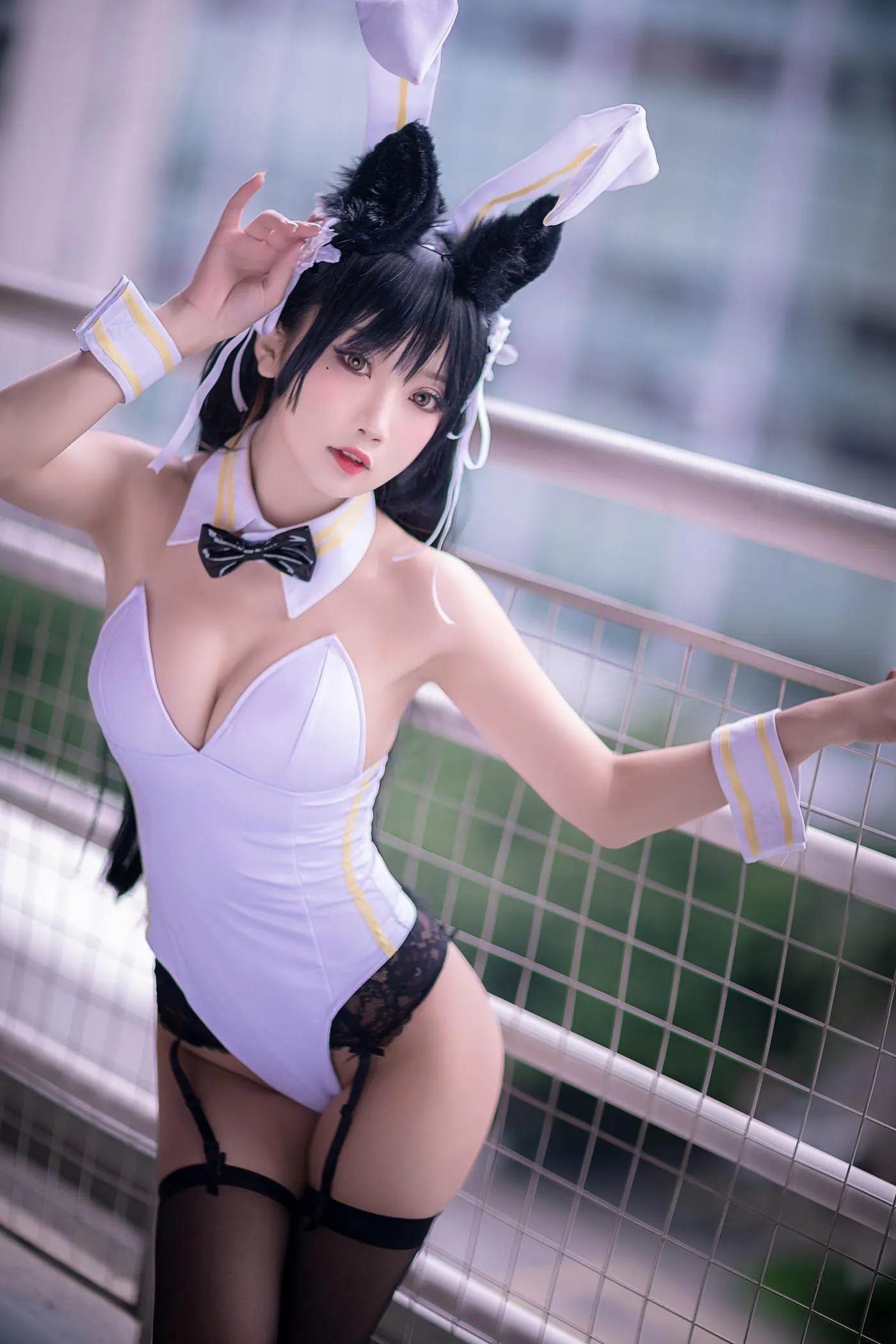 鬼畜瑶在不在w – NO.13 -爱宕白色兔女郎 [22P]插图9